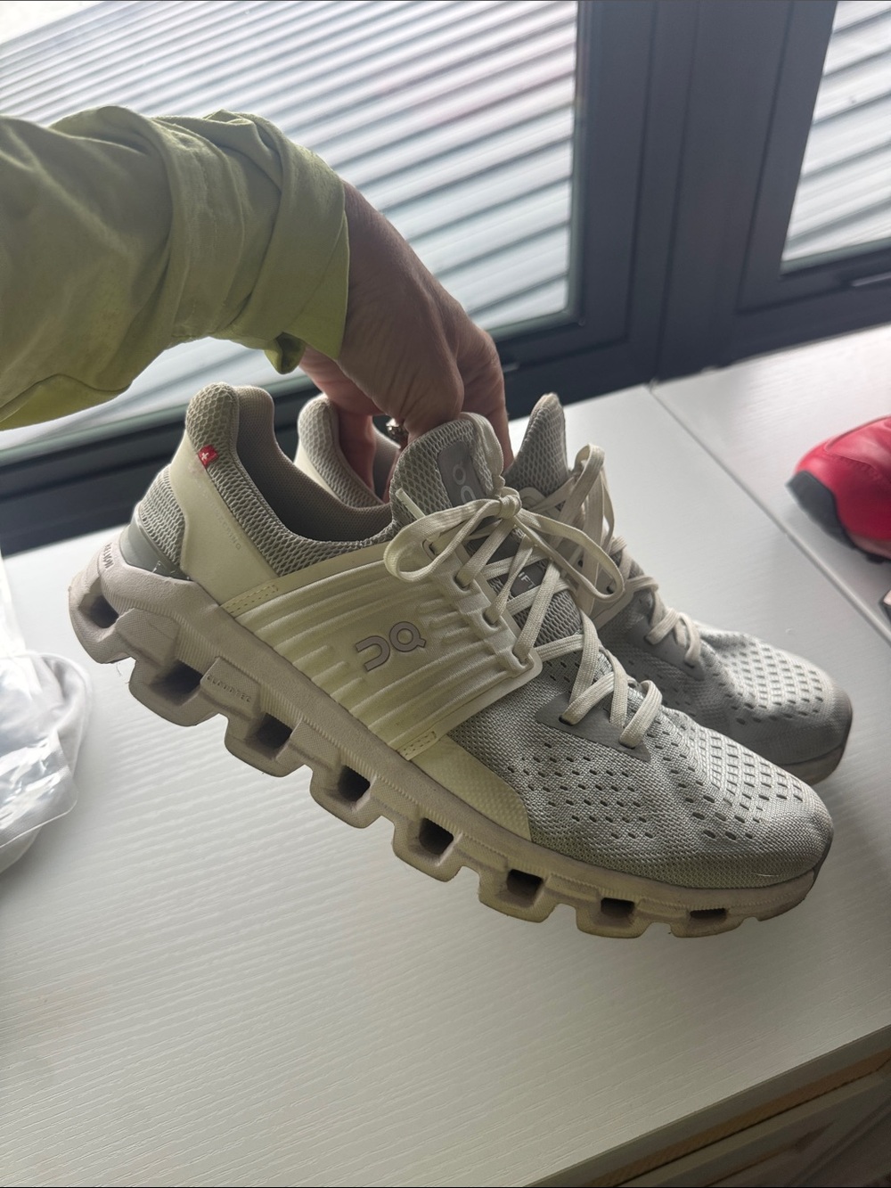 On Running Women's Cloudnova Sneakers in Light Beige